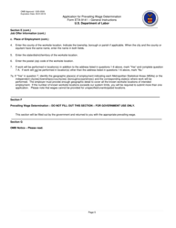 Instructions for Form ETA-9141 Application for Prevailing Wage Determination, Page 5