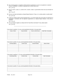 Form FIN245A Attachment 1A Application Form (Legal Entities) - Texas, Page 3