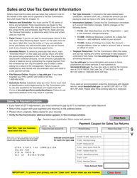 Document preview: Form TC-62PC Sales Tax Payment Coupon - Utah