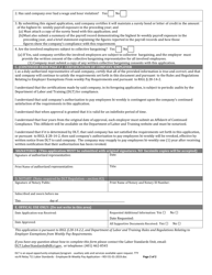 Application Request for Employee BI-Weekly Pay - Rhode Island, Page 3