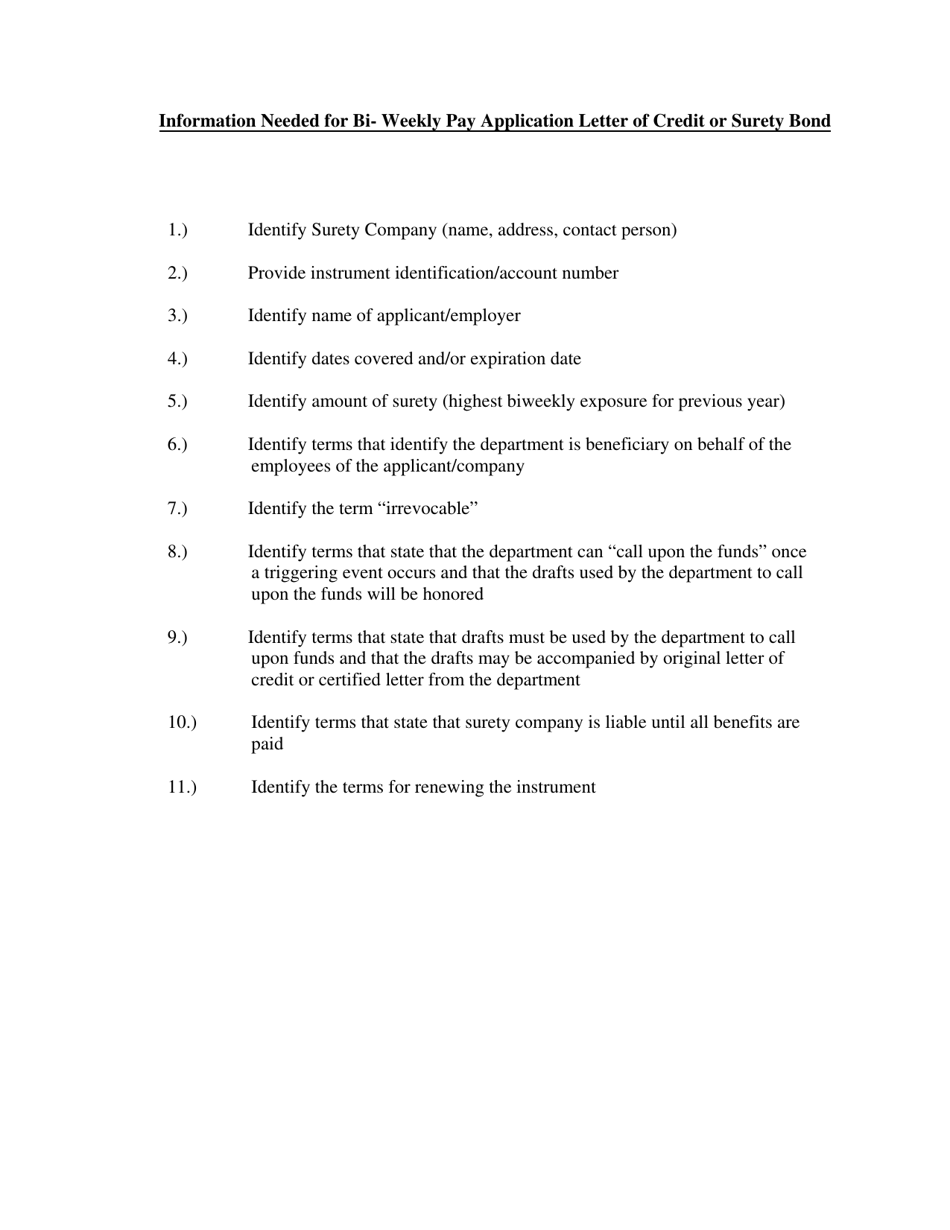 Application Request for Employee BI-Weekly Pay - Rhode Island, Page 5