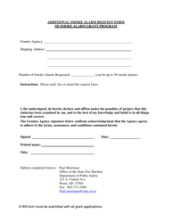 SD Smoke Alarm Grant Program Project Agreement - South Dakota, Page 3
