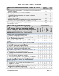 Adult Substance Use Disorder Update Outcome Tool - South Dakota, Page 2