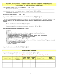 Form DSS-CC-950 Child Care Services Assistance Application - South Dakota, Page 4