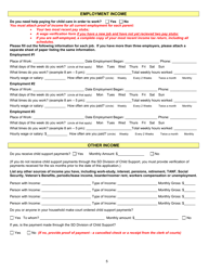 Form DSS-CC-950 Child Care Services Assistance Application - South Dakota, Page 5