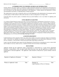 Form DSS-EA-265 Request for Long-Term Care or Home Community Based Services Waiver Assistance - South Dakota, Page 2