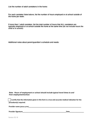 Private Duty Nursing/Extended Home Health Aide Prior Authorization Request Form - South Dakota, Page 2