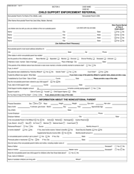 Document preview: Form DSS-EA-231 Child Support Enforcement Referral - South Dakota