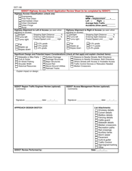 SD Form 2232 (DOT-166) Application for Highway Access Permit - South Dakota, Page 2