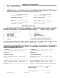 Form LB-1096 Dispute Certification Notice - Tennessee, Page 2