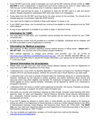 Form DSS-EA-301 Economic Assistance Application - South Dakota, Page 20