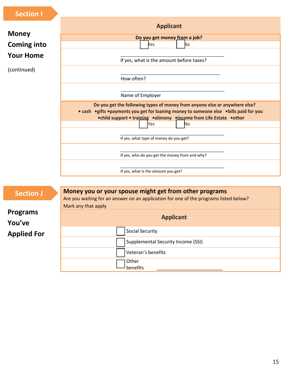 Form DSS-EA-240D Application for Medical Assistance for Workers With Disabilities - South Dakota, Page 15