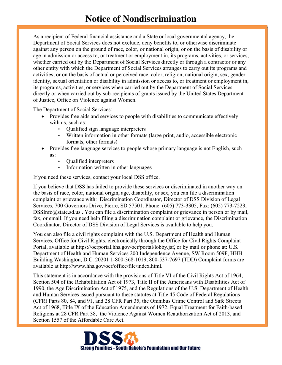 Form DSS-EA-240D Application for Medical Assistance for Workers With Disabilities - South Dakota, Page 18