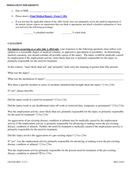 Form LB-0369 (C-32) Standard Form Medical Report for Industrial Injuries - Tennessee, Page 2