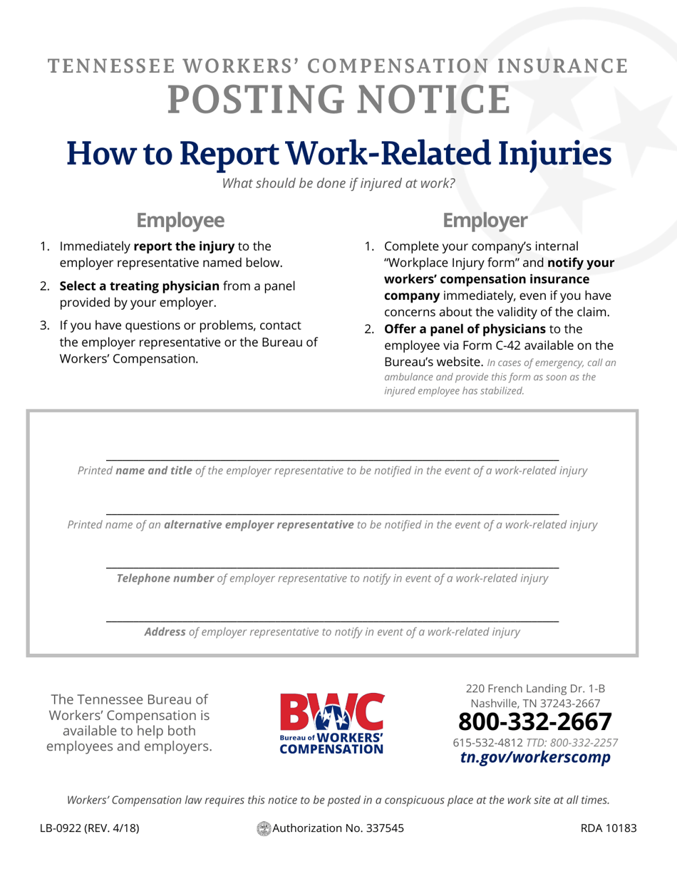 Form LB-0922 - Fill Out, Sign Online and Download Printable PDF ...