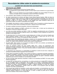 Formulario DSS-EA-301 Solicitud De Asistencia Economica - South Dakota (Spanish), Page 16
