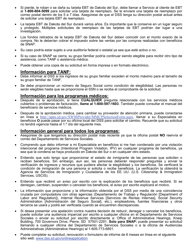 Formulario DSS-EA-301 Solicitud De Asistencia Economica - South Dakota (Spanish), Page 17