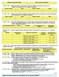 Formulario DSS-EA-301 Solicitud De Asistencia Economica - South Dakota (Spanish), Page 4
