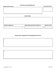 Form LB-0624 Re-employment Services (Resea) Employability Development Plan - Tennessee, Page 2