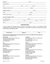 Form LB-0381 (C-40A) Request for Mediation - Tennessee, Page 2