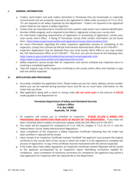 Form SF-1166 Application for Certificate of Trailer Inspection - Tennessee, Page 3