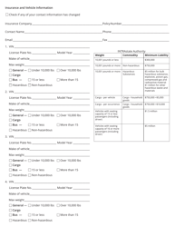 Form RV-F1315501 Application for Intrastate Authority - Tennessee, Page 2