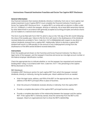 Form RV-F1320201 Financial Institution Franchise and Excise Tax Captive Reit Disclosure - Tennessee, Page 2