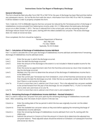 Form RV-F1322601 Excise Tax Report of Bankruptcy Discharge - Tennessee, Page 2