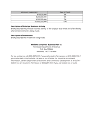 Form RV-F1319301 Enhanced Industrial Machinery Credit Business Plan - Tennessee, Page 3