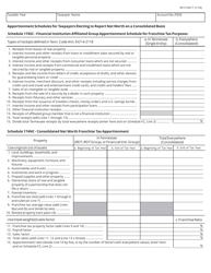 Document preview: Form RV-F16017 Schedule 174NC, 174SC Apportionment Schedules for Taxpayers Electing to Report Net Worth on a Consolidated Basis - Tennessee