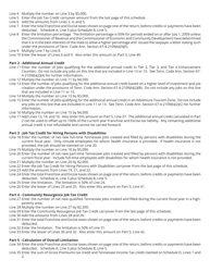 Form RV-F1402401 Schedule X Franchise and Excise Tax Job Credit Computation - Tennessee, Page 5