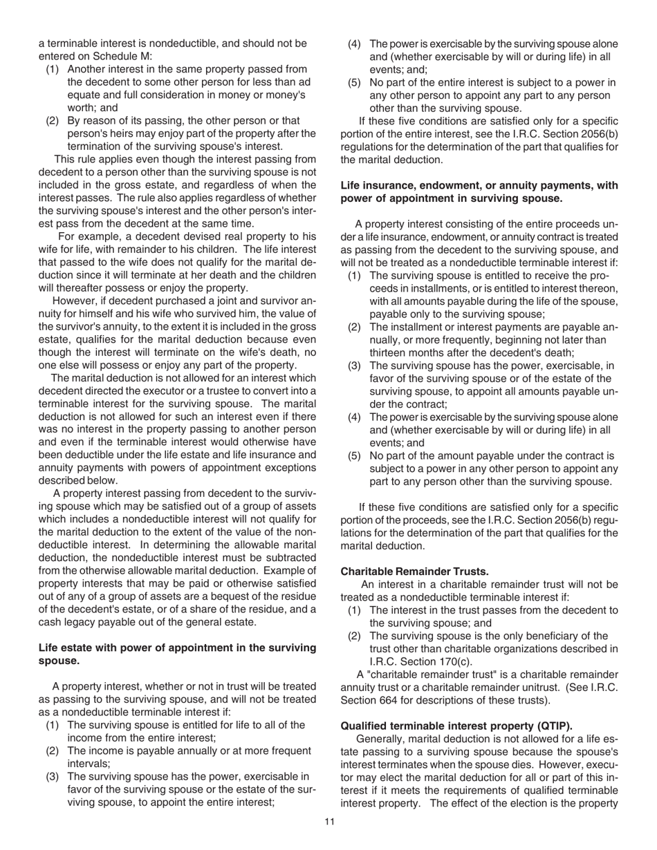 Instructions for Form RV-R0001602, INH301 Inheritance Tax Return - Tennessee, Page 11