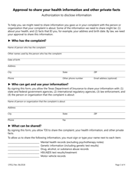 Form CP012 Complaint Form - Texas, Page 3