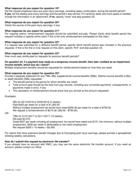 Form DWC097 Sif Reimbursement Request Form - Multiple Employment - Texas, Page 5
