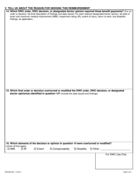Form DWC095 Sif Reimbursement Request Form - Overturned Order or Designated Doctor Opinion - Texas, Page 3