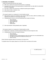 Form DWC095 Sif Reimbursement Request Form - Overturned Order or Designated Doctor Opinion - Texas, Page 4
