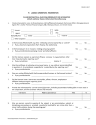 Form FIN139 Premium Finance Company Annual Operations Report - Texas, Page 4