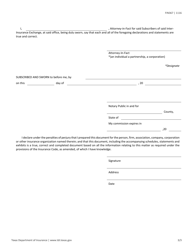 Form A-212 (FIN367) Reciprocal or Inter-Insurance Exchanges - Texas, Page 3