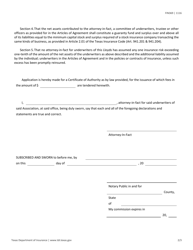 Form A-211 (FIN369) Lloyds Underwriters - Texas, Page 2