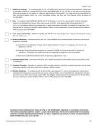 Form FIN361 Service Area Expansion Checklist for Health Maintenance Organizations - Texas, Page 2