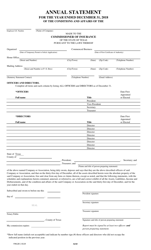 Form FIN128 Annual Statement Blank - Farm Mutual Companies - Texas, Page 3