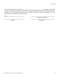 Form FIN450 Joint Control Agreement for Lloyds - Texas, Page 2