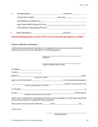 Form FIN417 Renewal/Amendment of Purchasing Group Registration - Texas, Page 3