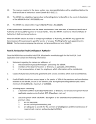 Instructions for Form FIN373 Certificate of Authority for Multiple Employer Welfare Arrangement - Texas, Page 7