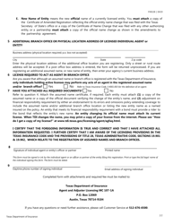 Form FIN528 Ldtl Registration Form - Texas, Page 2