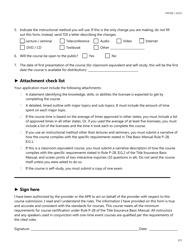 Form FINT06 Application for Title Insurance Course Certification - Texas, Page 3
