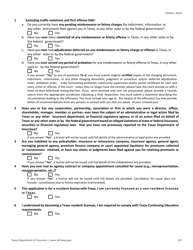 Form FIN594 Application for Residency Change to Texas - Texas, Page 2