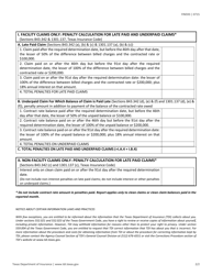 Form FIN593 HMO/Insurer Prompt Pay Penalty Reporting Form - Texas, Page 2