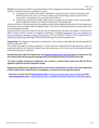 Form FIN603 Application for Adjuster Entity License - Texas, Page 12