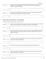 Form LAC011 Nonprofit Legal Services Contracts Checklist - Texas, Page 8